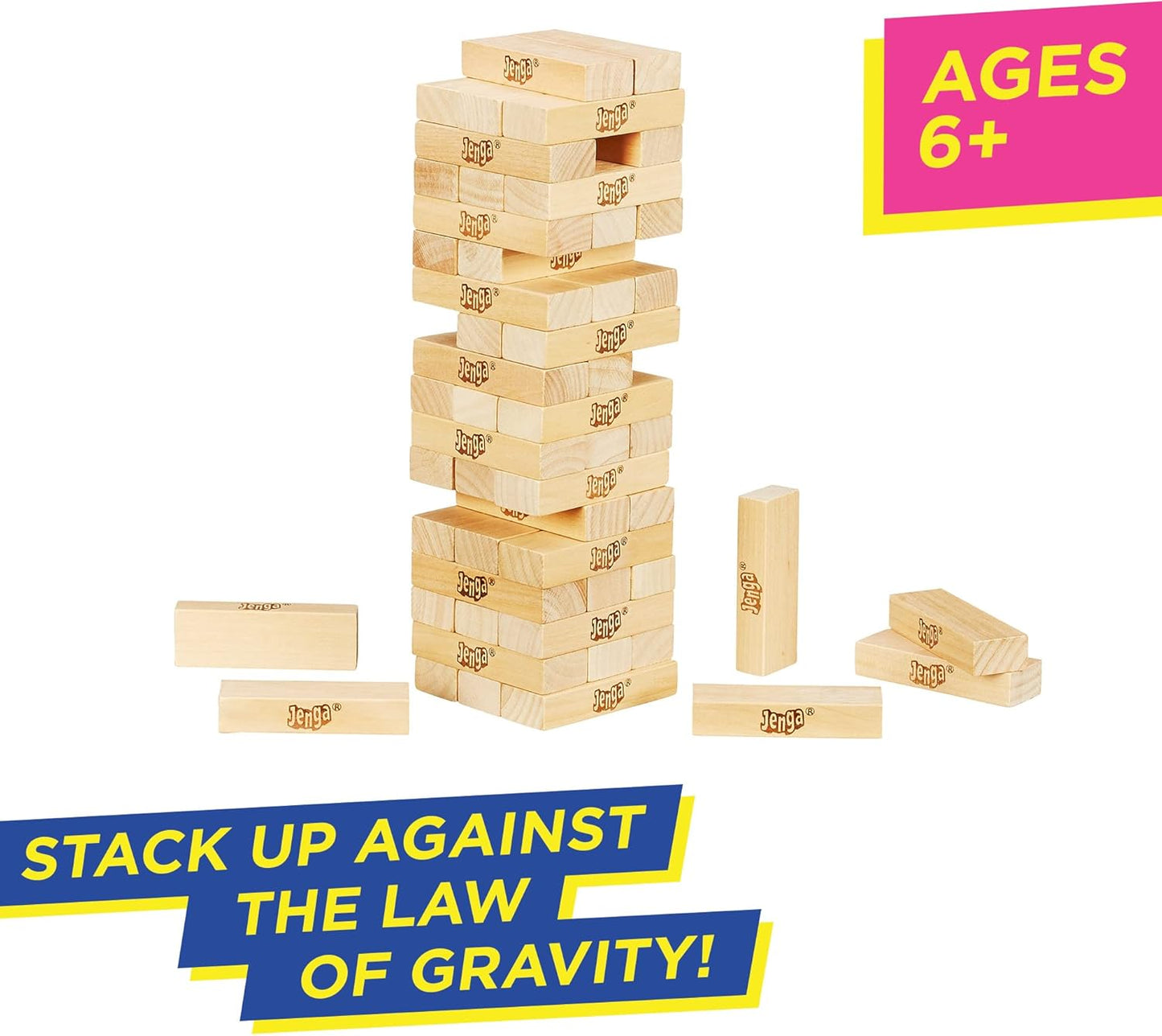 Classic Wooden Jenga Game