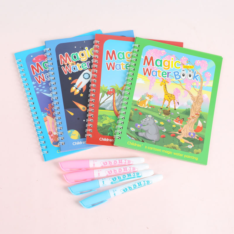 Magic Water Drawing Coloring Book