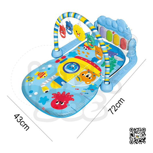 Baby Gym Puzzle Mat Educational Rack Baby Toys Music Play Mat with Piano JY - 16 - Kidz bee – Buy Online in Pakistan | Best Price