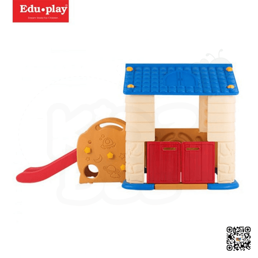 Edu Play Kids Playhouse with Slide – Indoor & Outdoor Blue Activity Set - Kidz bee – Buy Online in Pakistan | Best Price