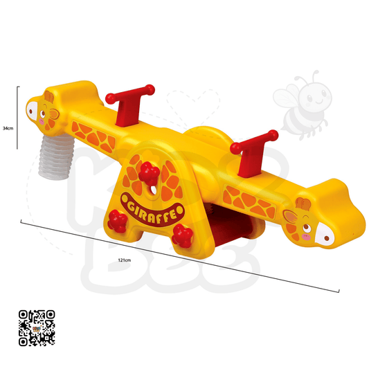 Giraffe Seesaw for Kids – Double Seat Rocking Toy Indoor & Outdoor - Kidz bee – Buy Online in Pakistan | Best Price