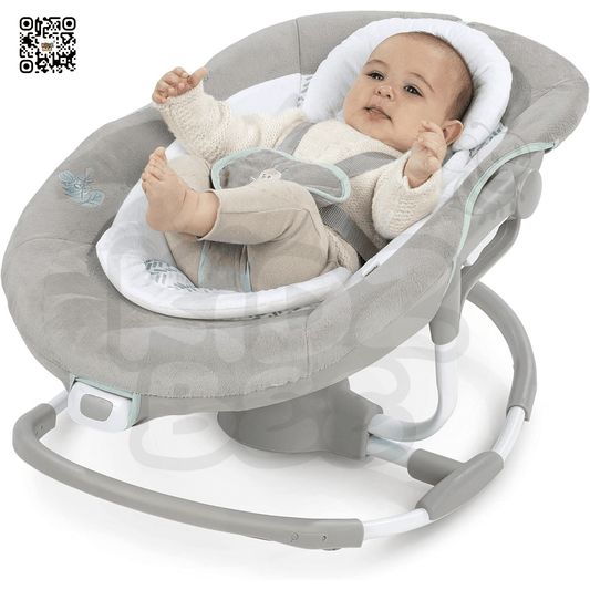 Ingenuity InLighten 2‑in‑1 Cradling Swing & Rocker 12365 – Spruce - Kidz bee – Buy Online in Pakistan | Best Price