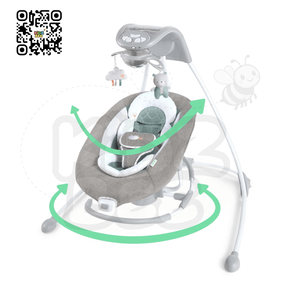 Ingenuity InLighten Cradling Swing – Twinkle Teddy - Kidz bee – Buy Online in Pakistan | Best Price