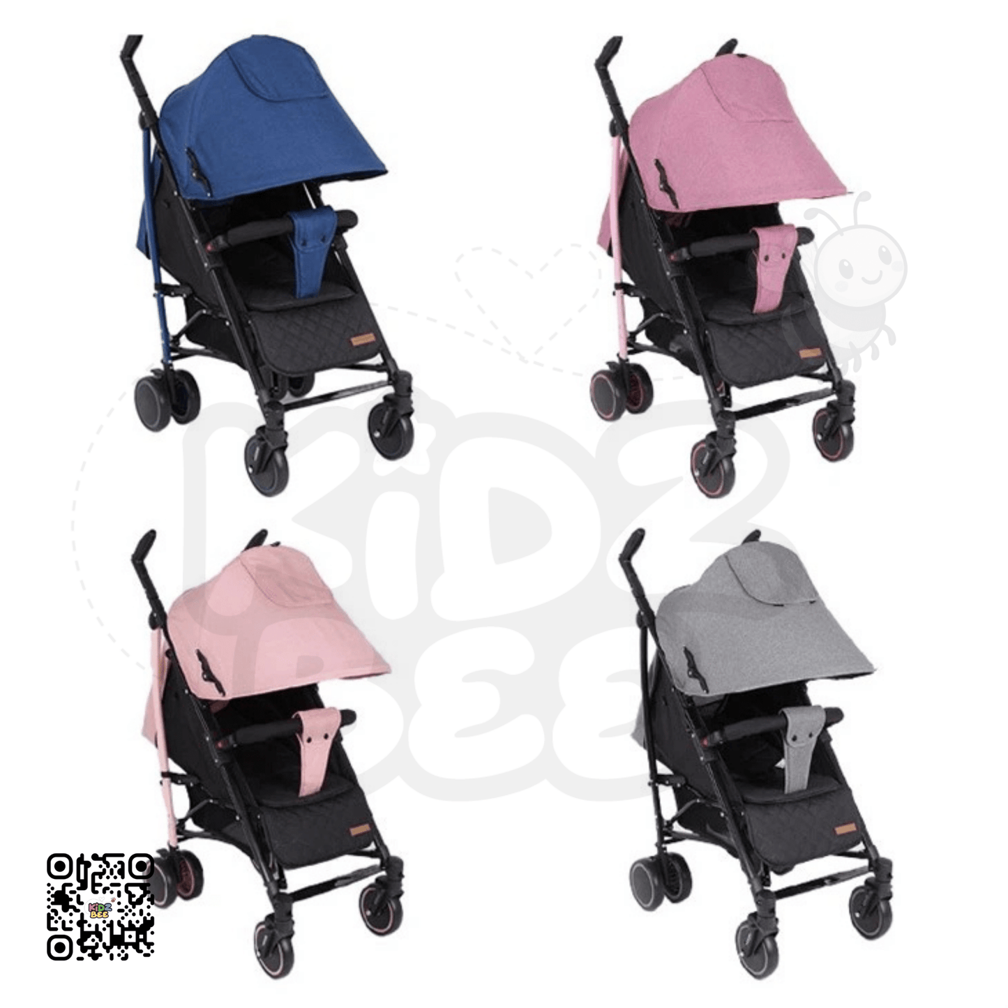 Luxury Travel Umbrella Stroller – Lightweight & Compact Fold - Kidz bee – Buy Online in Pakistan | Best Price