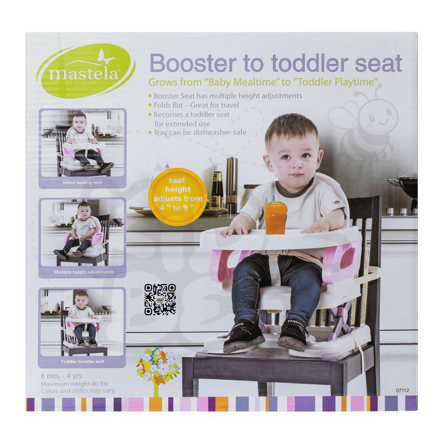 Mastela Booster Seat And Fold Up Baby Chair - 7110 - Kidz bee – Buy Online in Pakistan | Best Price