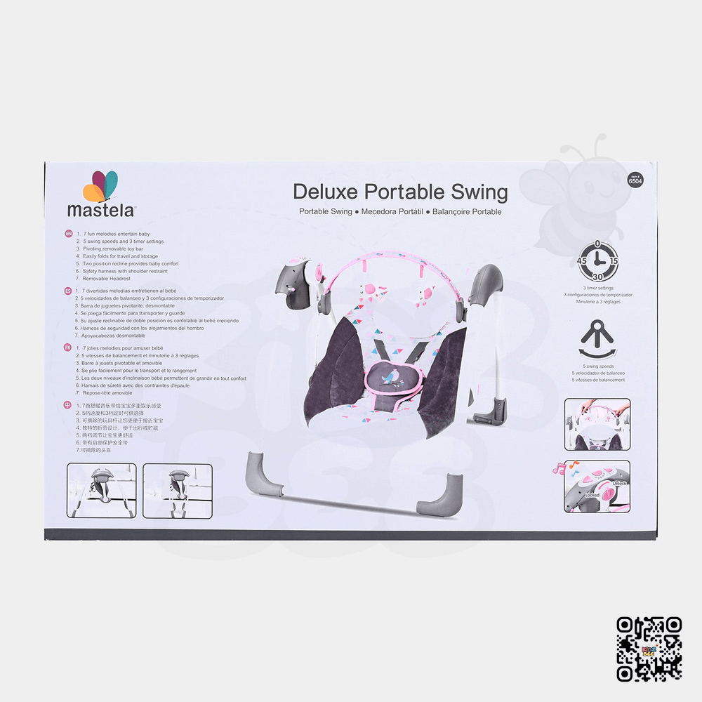 Soothing Baby Auto Swing by Mastela - Kidz bee – Buy Online in Pakistan | Best Price