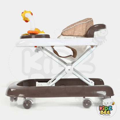 2 - in - 1 Baby Walker & Rocker 20C – Adjustable Seat, Music & Toys – Brown - Kidz bee – Buy Online in Pakistan | Best Price