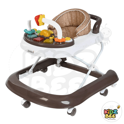 2 - in - 1 Baby Walker & Rocker 20C – Adjustable Seat, Music & Toys – Brown - Kidz bee – Buy Online in Pakistan | Best Price