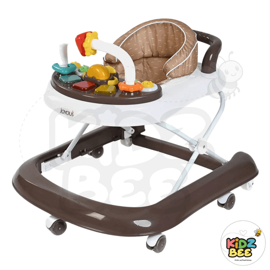 2 - in - 1 Baby Walker & Rocker 20C – Adjustable Seat, Music & Toys – Brown - Kidz bee – Buy Online in Pakistan | Best Price