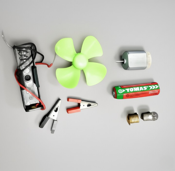 Bulb And Fan Electric Science Experiment Kit for Kids (with FAN)