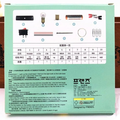 Bulb And Fan Electric Science Experiment Kit for Kids