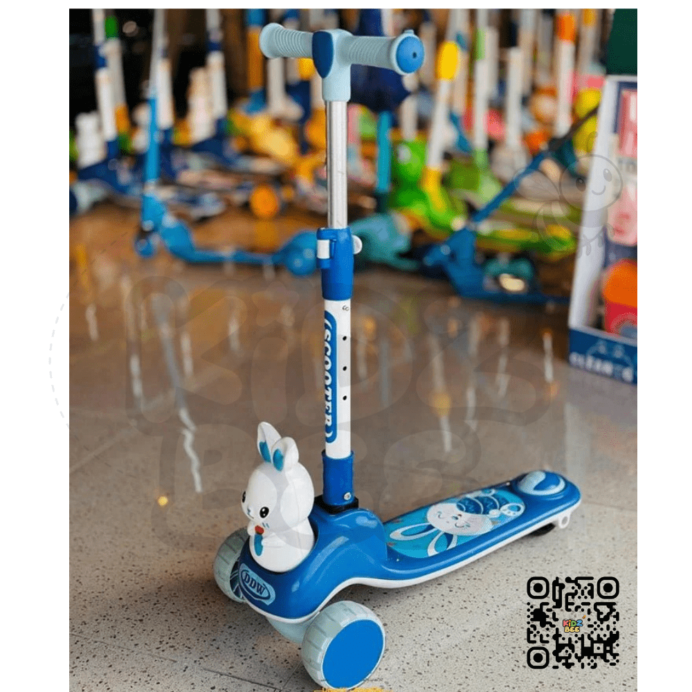 2‑in‑1 Bunny Scooty with Light‑Up LED Wheels - Kidz bee – Buy Online in Pakistan | Best Price