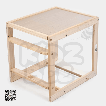 2‑in‑1 Wooden High Chair for baby – Converts to Play Table - Kidz bee – Buy Online in Pakistan | Best Price