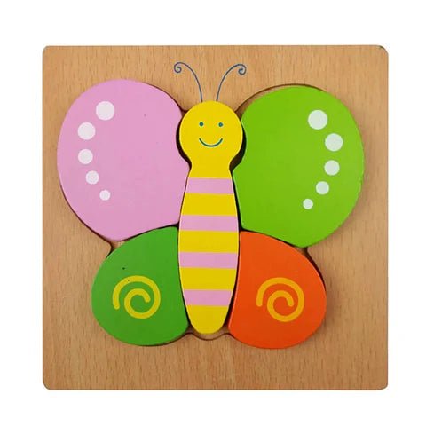 3D Wooden Puzzle Jigsaw Board - Kidz bee – Buy Online in Pakistan | Best Price