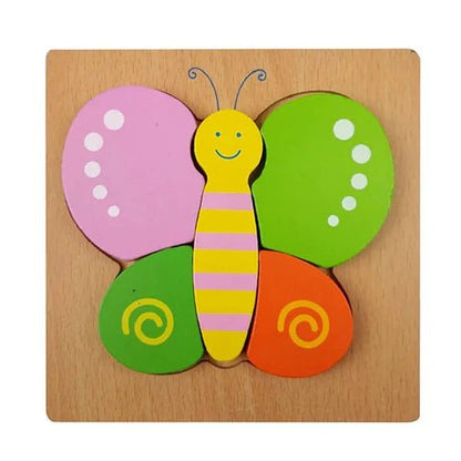 3D Wooden Puzzle Jigsaw Board - Kidz bee – Buy Online in Pakistan | Best Price