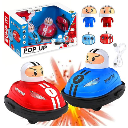 Remote Control Bumper Dodging Collision Cars - 2 Players Battle Game