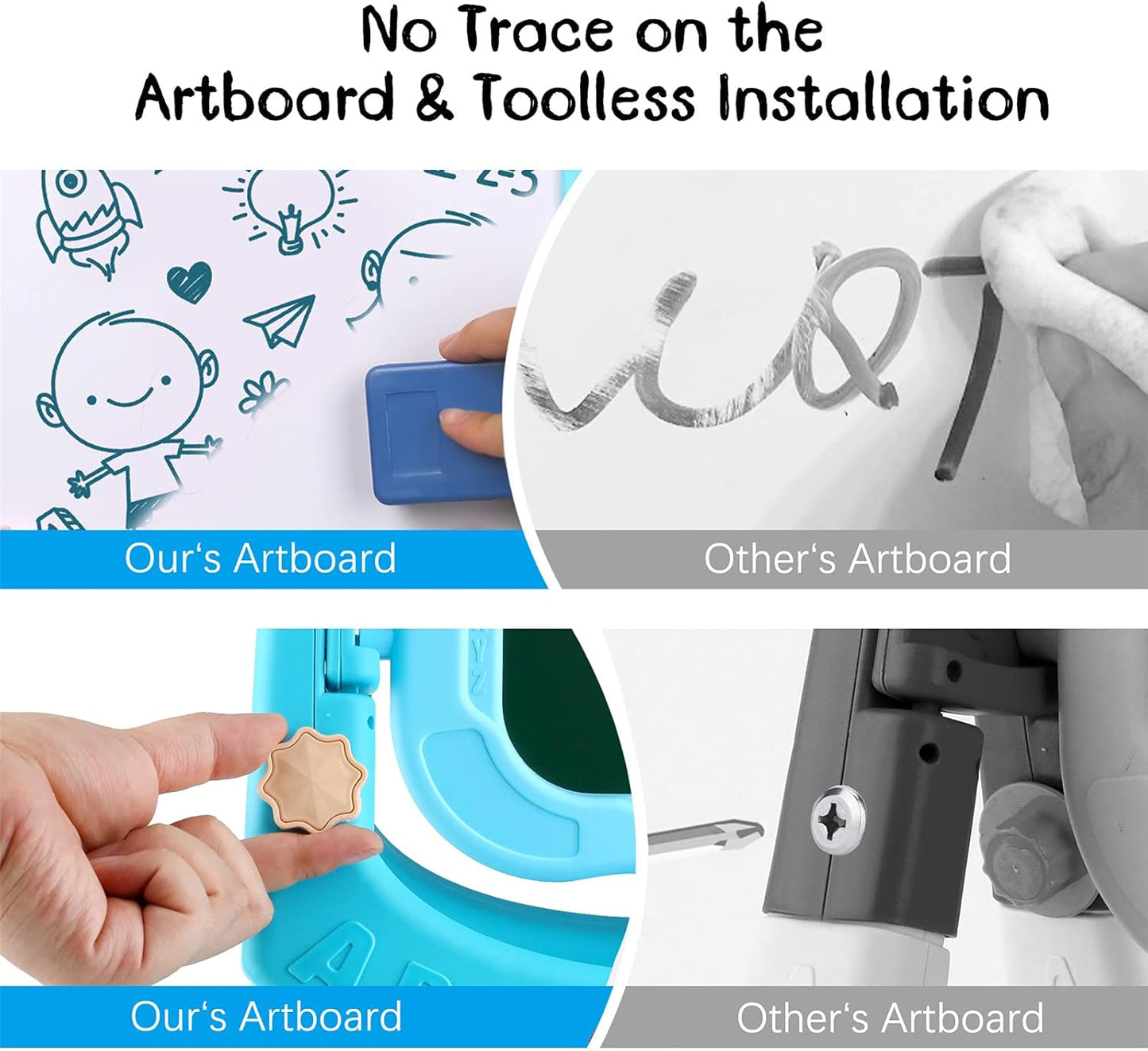 Double-sided Magnetic Drawing Board 2 in 1