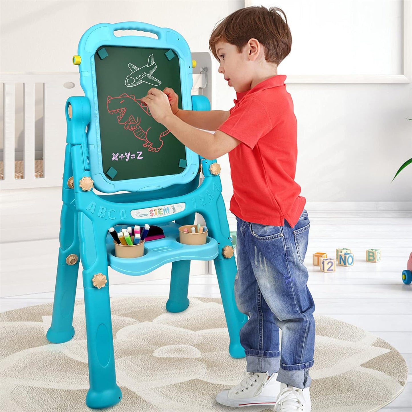 Double-sided Magnetic Drawing Board 2 in 1