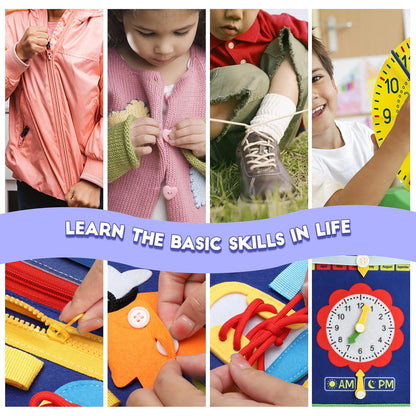 Montessori Toddler Activity Busy Book