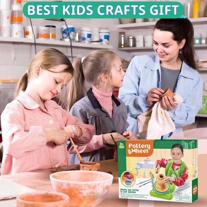 Pottery Wheel for Kids – Complete Clay Kit with Tools & Paint