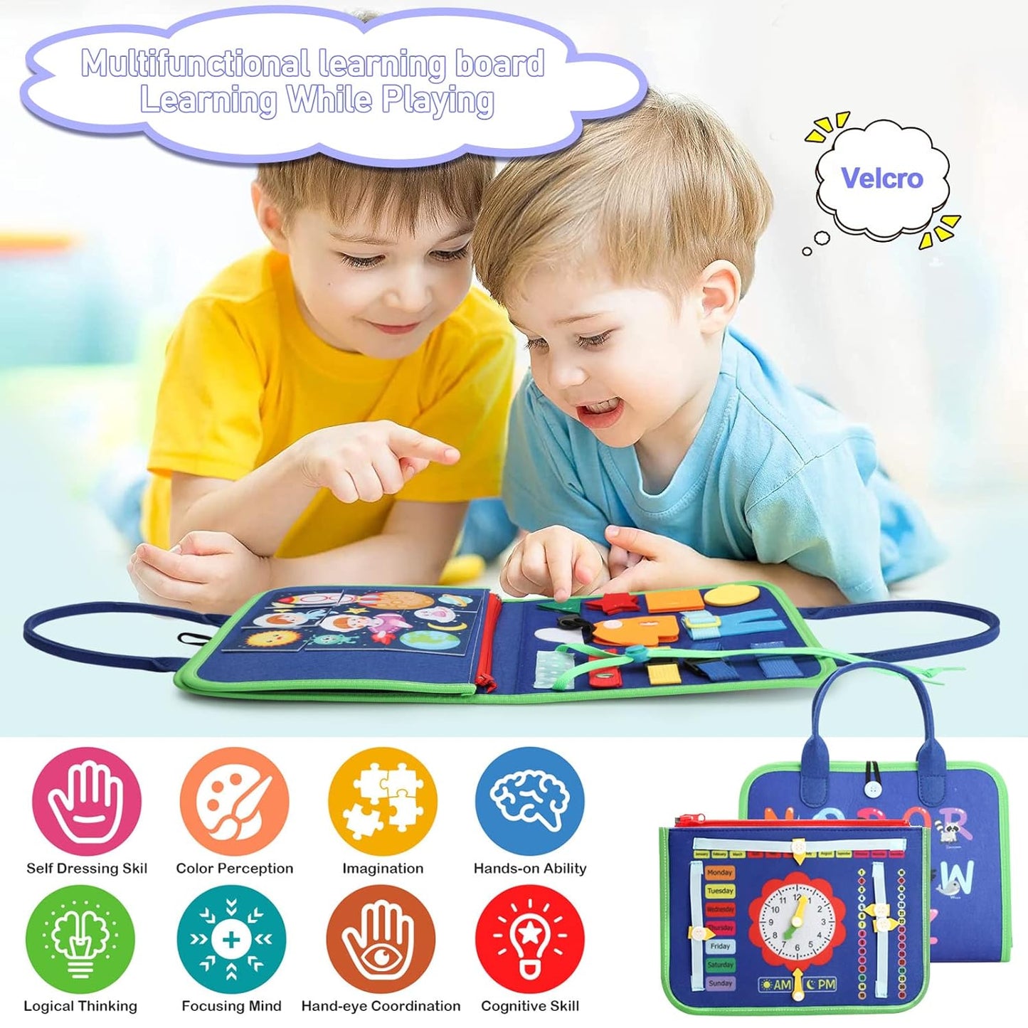 Montessori Toddler Activity Busy Book