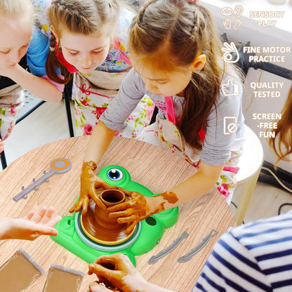 Pottery Wheel for Kids – Complete Clay Kit with Tools & Paint
