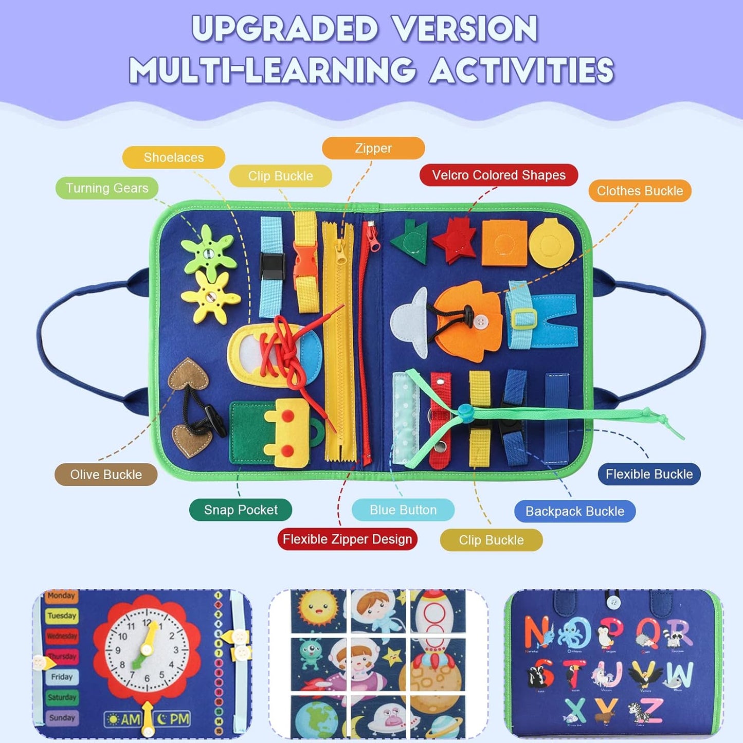 Montessori Toddler Activity Busy Book