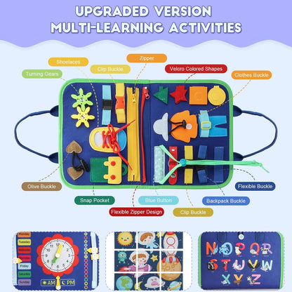 Montessori Toddler Activity Busy Book