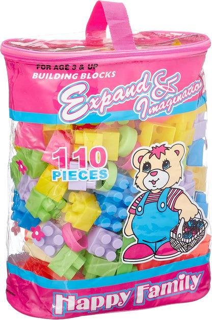 Expand & Imagination happy Family Building Blocks For Kids