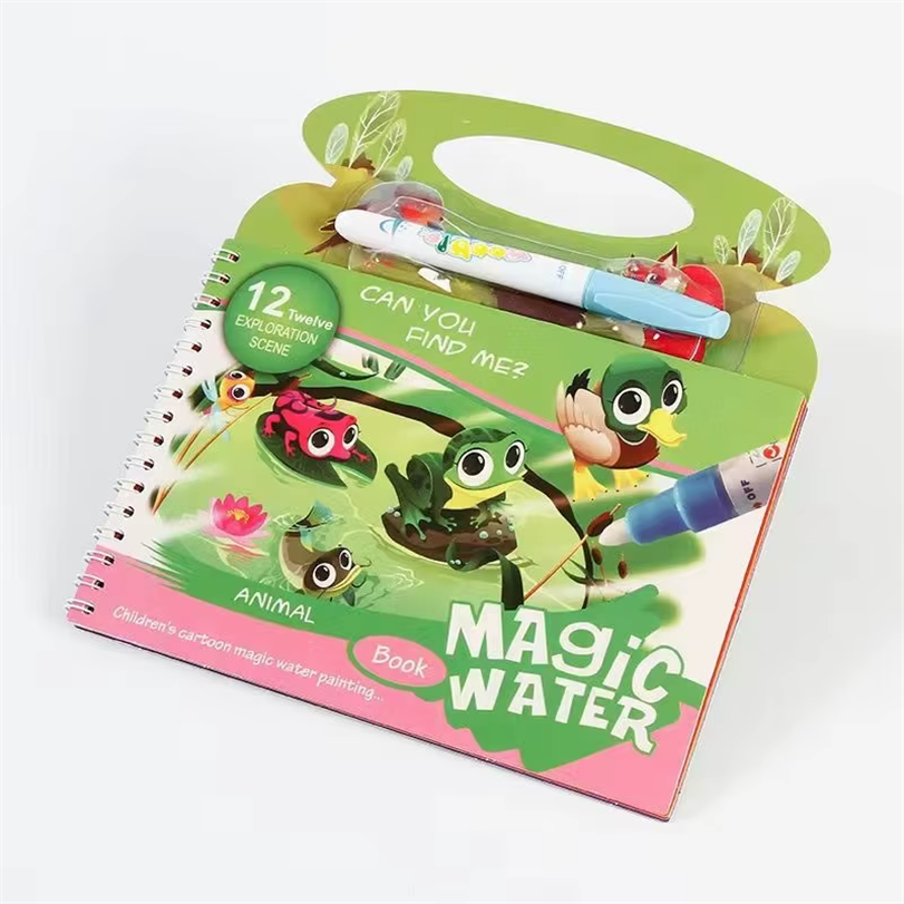 Magic Water Painting Book with Reusable Doodle Pen