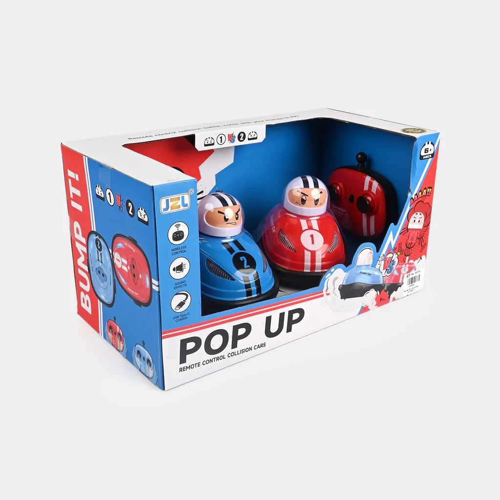 Remote Control Bumper Dodging Collision Cars - 2 Players Battle Game