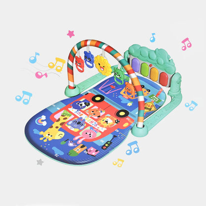 Joyous Baby Gym Puzzle Mat Educational Rack Baby Toys Music Play Mat with Piano JY-15