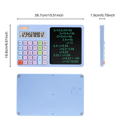 2-in-1 Calculator & Writing Tablet For Kids | Educational Toys