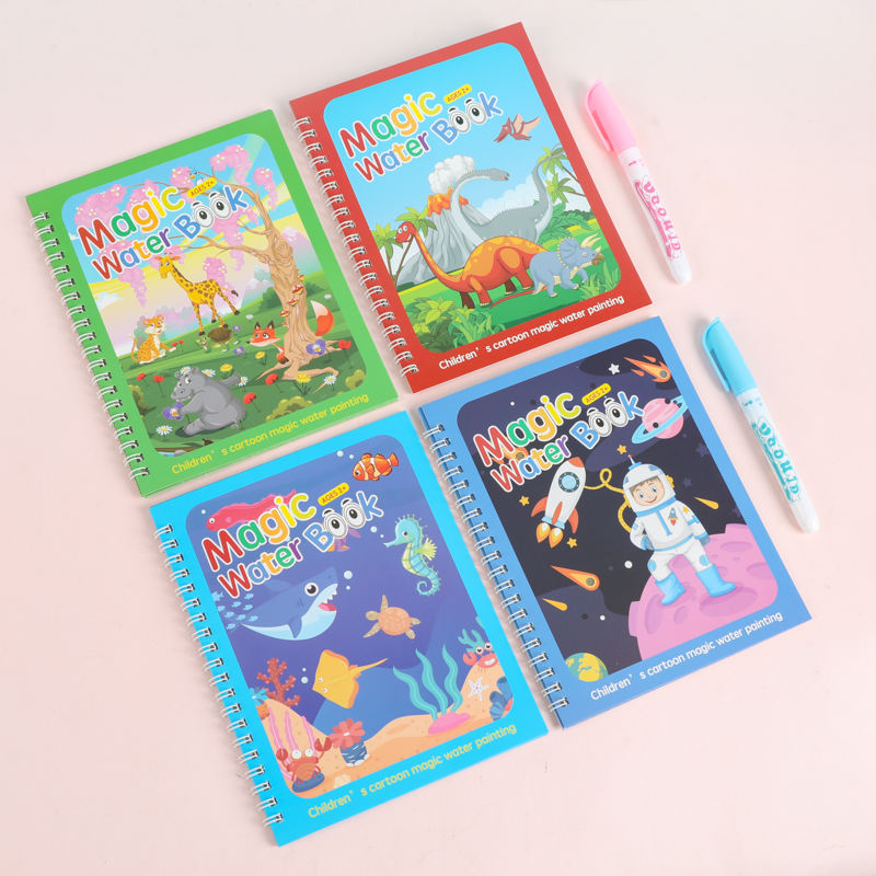 Magic Water Drawing Coloring Book