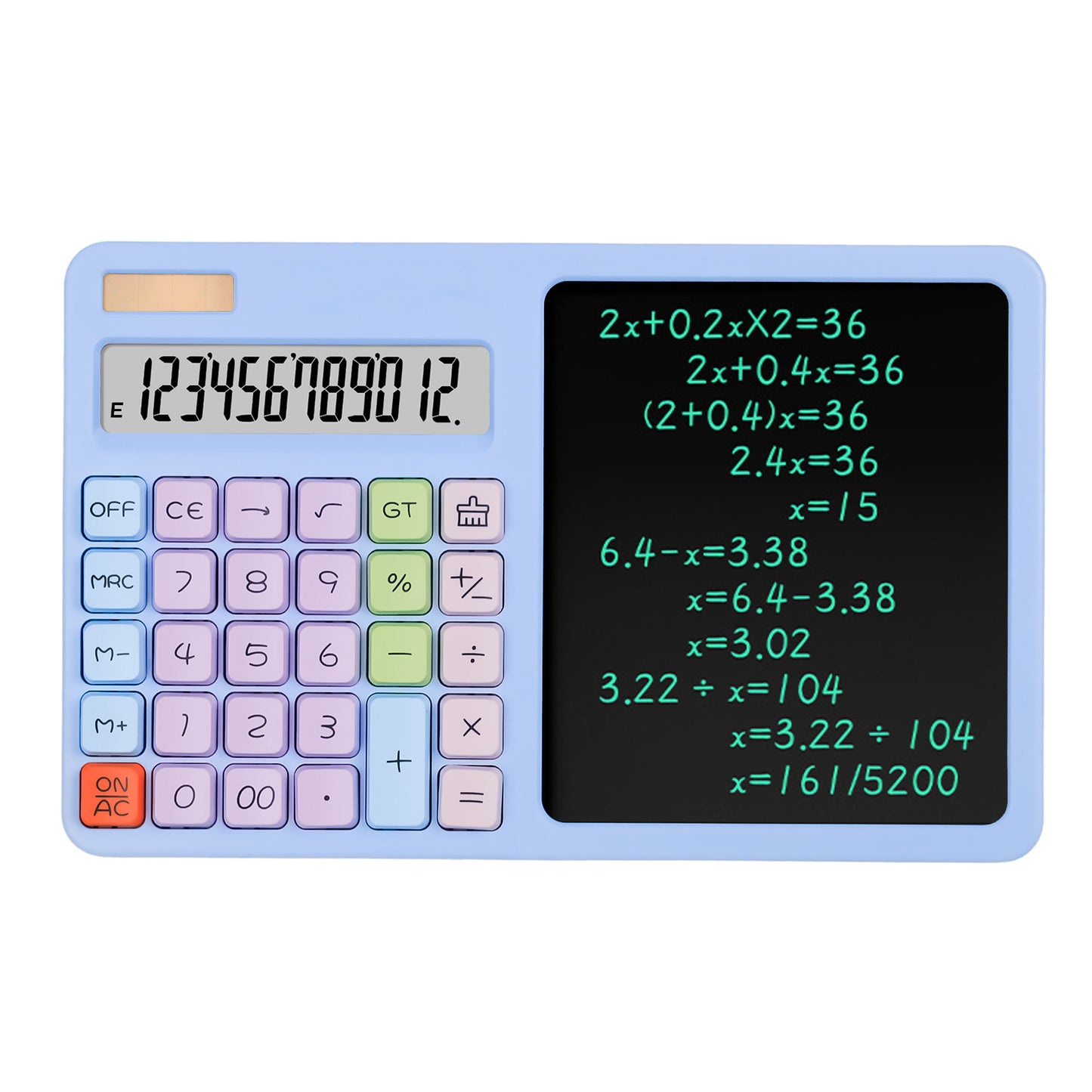 2-in-1 Calculator & Writing Tablet For Kids | Educational Toys