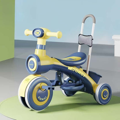 Multifunctional Kids Tricycle with Push Handle