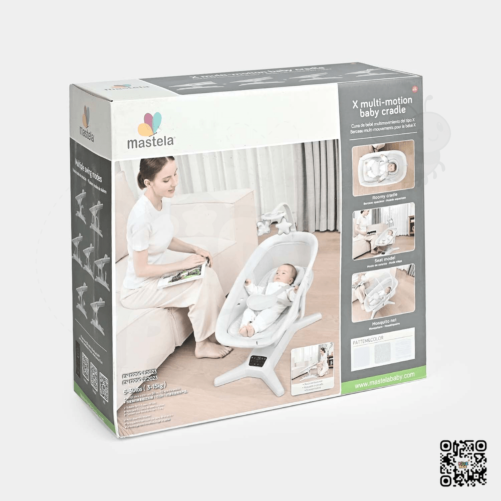 Auto Swing Mastela X Motion Baby Cradle - Kidz bee – Buy Online in Pakistan | Best Price