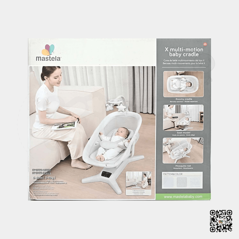 Auto Swing Mastela X Motion Baby Cradle - Kidz bee – Buy Online in Pakistan | Best Price