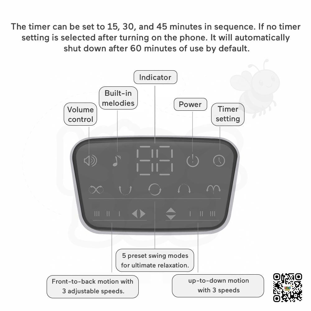 Auto Swing Mastela X Motion Baby Cradle - Kidz bee – Buy Online in Pakistan | Best Price