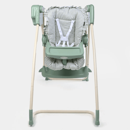 Auto‑Swing High Chair – 2‑in‑1 Baby Seat & Swing 5‑Point Harness - Kidz bee – Buy Online in Pakistan | Best Price