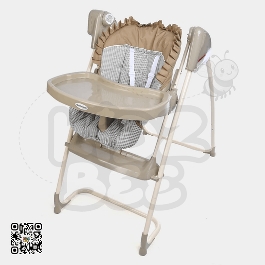 Auto‑Swing High Chair – 2‑in‑1 Baby Seat & Swing 5‑Point Harness - Kidz bee – Buy Online in Pakistan | Best Price