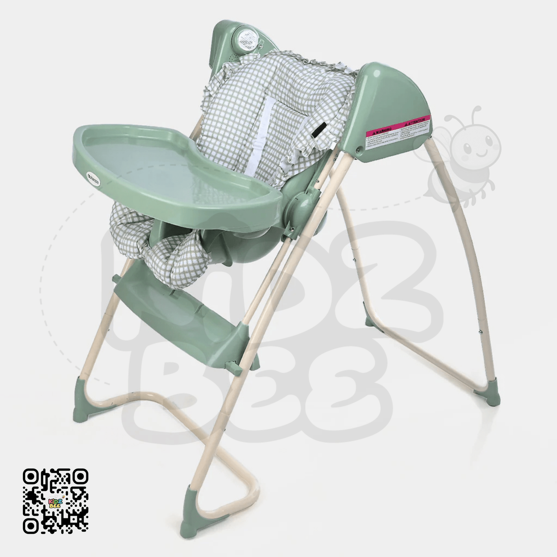 Auto‑Swing High Chair – 2‑in‑1 Baby Seat & Swing 5‑Point Harness - Kidz bee – Buy Online in Pakistan | Best Price