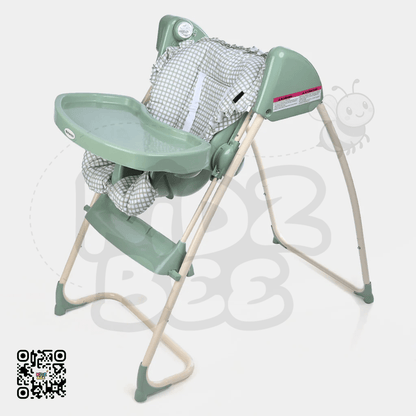 Auto‑Swing High Chair – 2‑in‑1 Baby Seat & Swing 5‑Point Harness - Kidz bee – Buy Online in Pakistan | Best Price