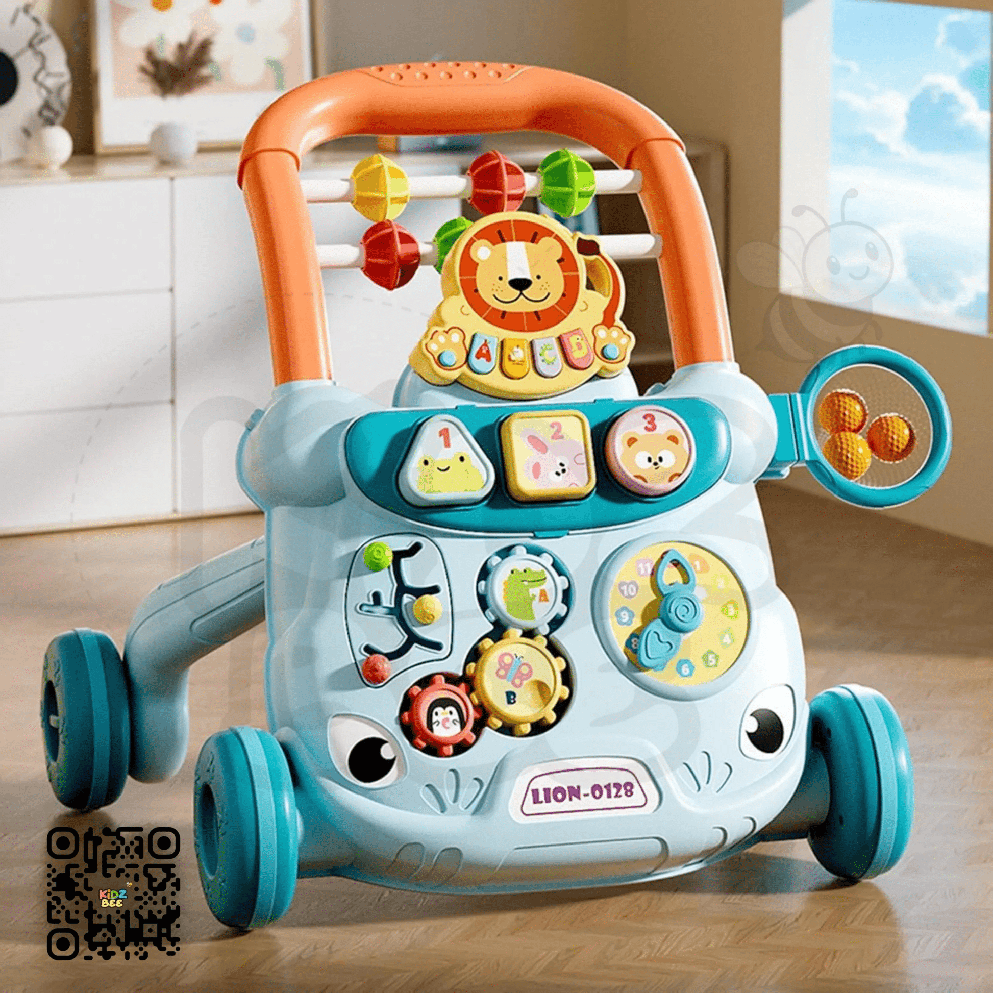 Baby Activity Push Walker & Learning Seat – 3‑in‑1 Toy - Kidz bee – Buy Online in Pakistan | Best Price