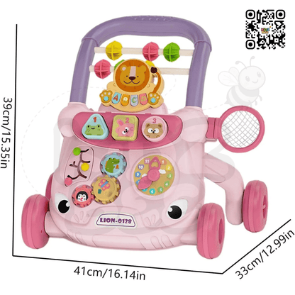 Baby Activity Push Walker & Learning Seat – 3‑in‑1 Toy - Kidz bee – Buy Online in Pakistan | Best Price
