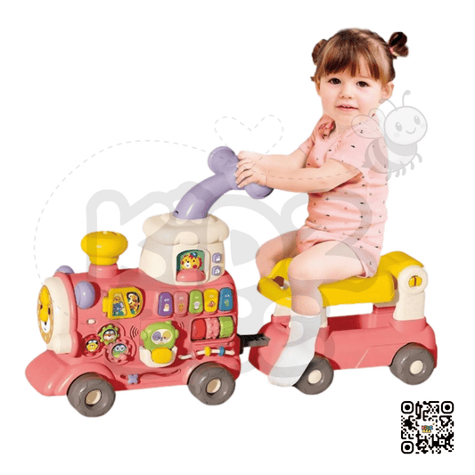Baby Activity Walker  – Ride‑On Train 5‑in‑1  - Kidz bee – Buy Online in Pakistan | Best Price