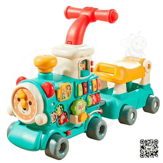 Baby Activity Walker  – Ride‑On Train 5‑in‑1  - Kidz bee – Buy Online in Pakistan | Best Price