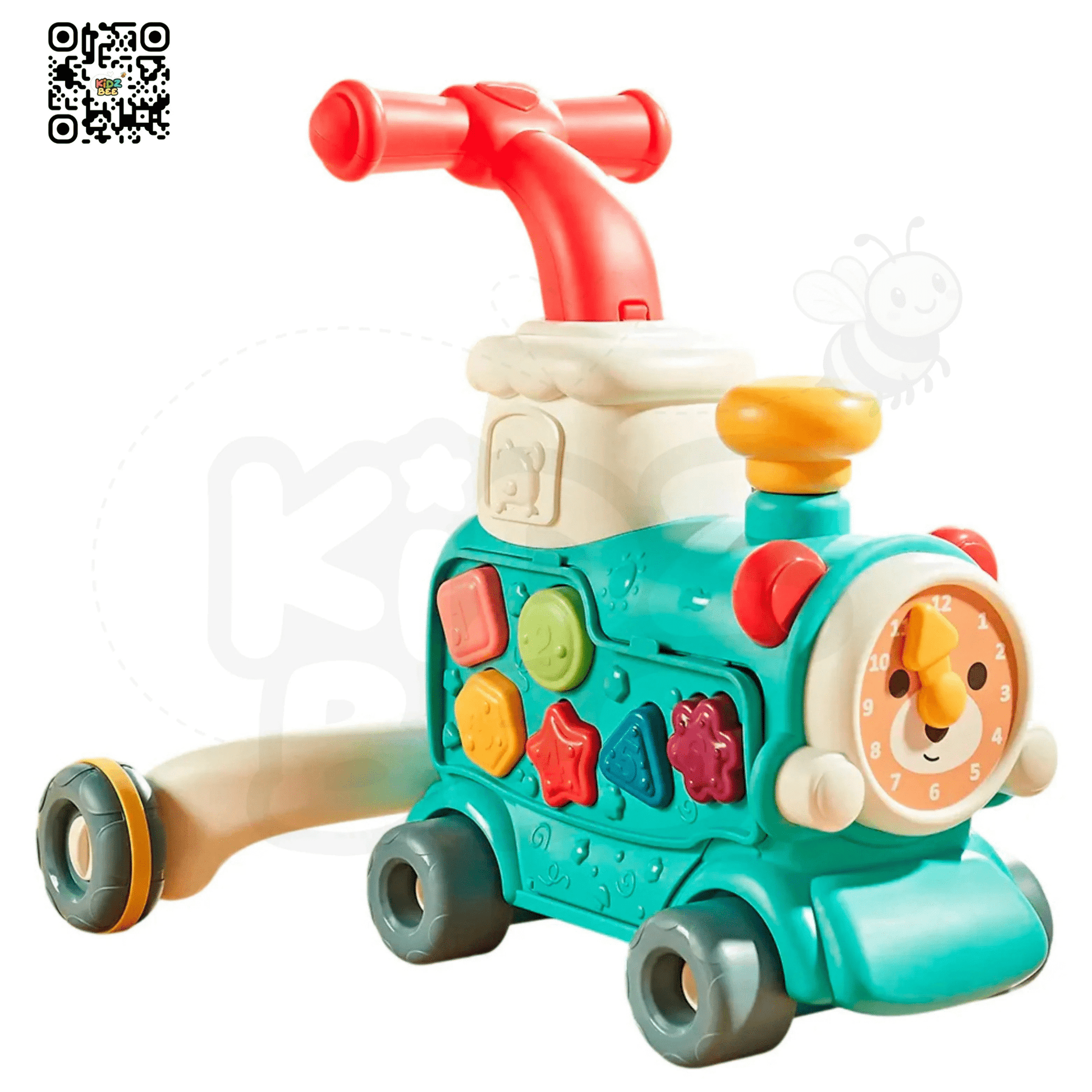 Baby Activity Walker  – Ride‑On Train 5‑in‑1  - Kidz bee – Buy Online in Pakistan | Best Price
