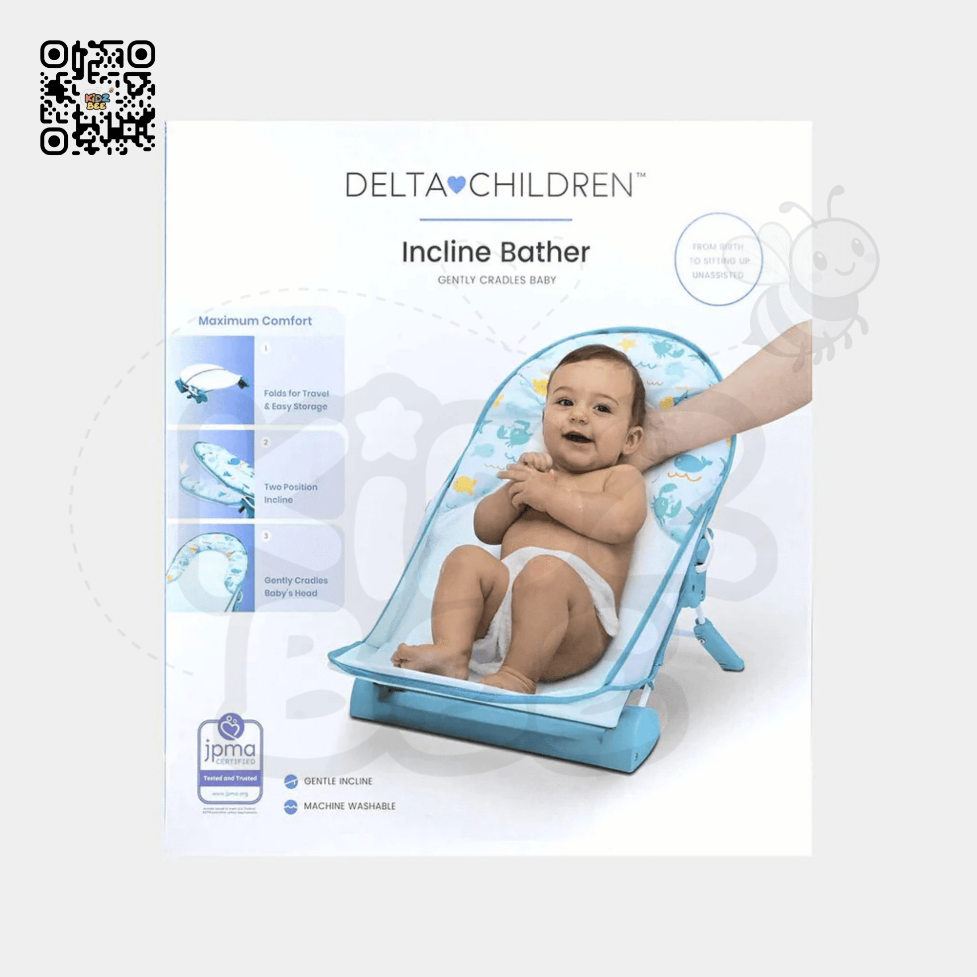 Baby Bather – Lightweight Infant Sink & Tub Seat G23 GREEN - Kidz bee – Buy Online in Pakistan | Best Price