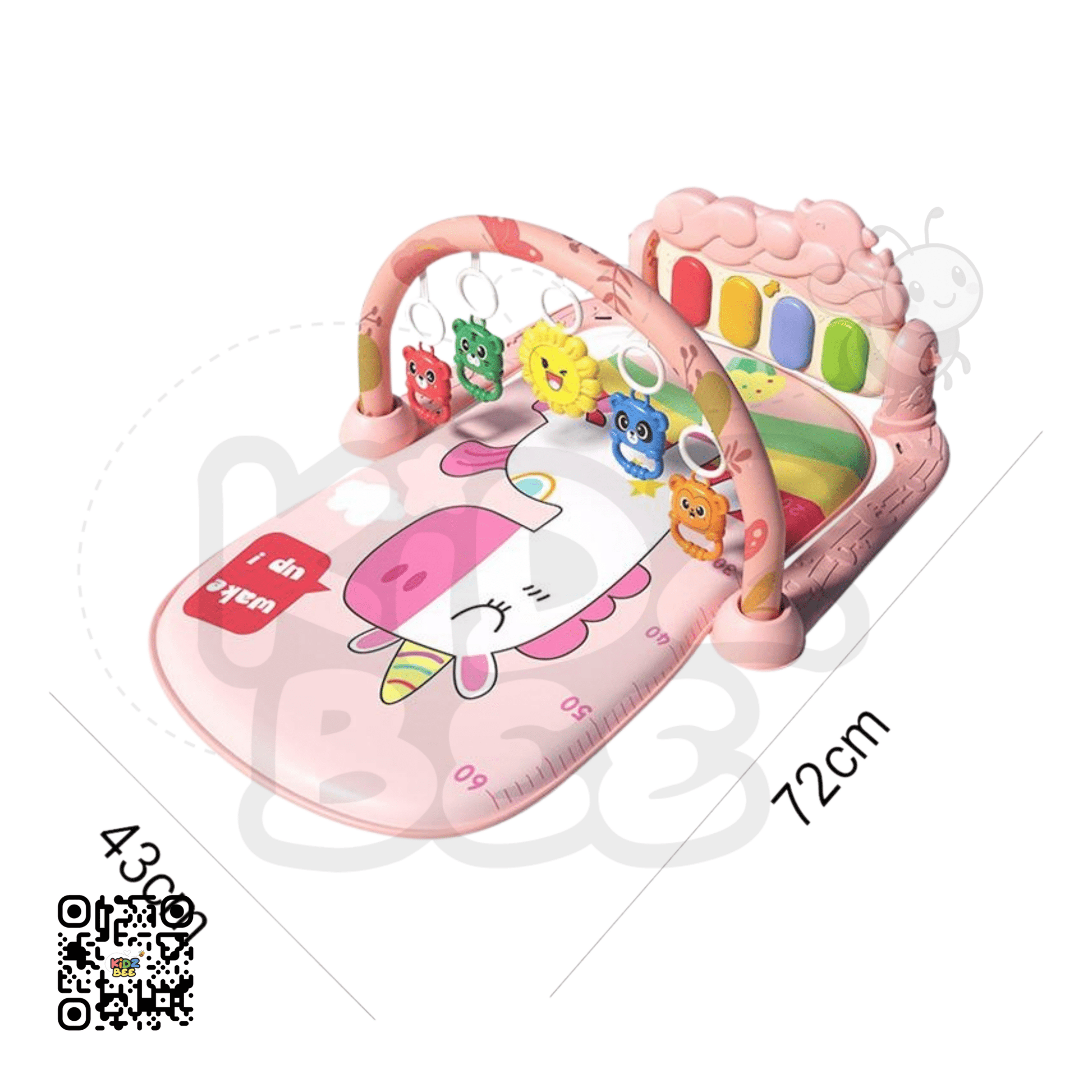Baby Gym Puzzle Mat Educational Rack Baby Toys Music Play Mat with Piano JY - 12 - Kidz bee – Buy Online in Pakistan | Best Price